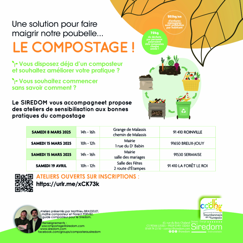 Affiche formation compostage